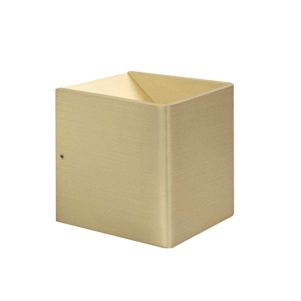 Stretto S Design opbouwspot Highlight messing mat - Goud/Messing