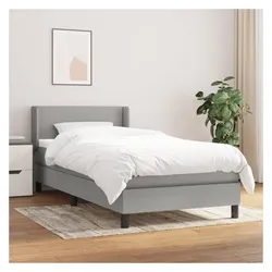 vidaXL, Boxspringbett, Lucan (Schlichtes Design) (100 x 200 cm)