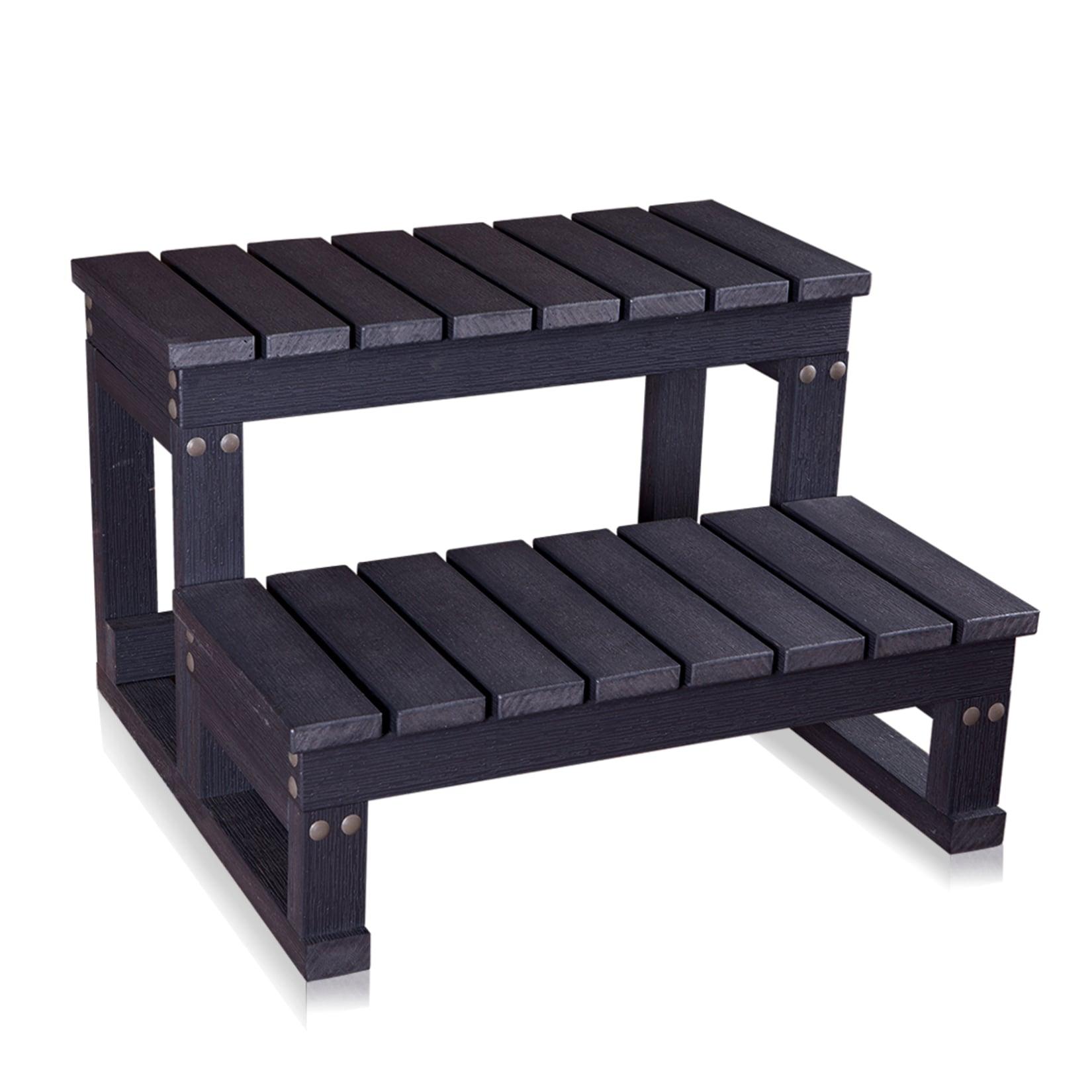 TroniTechnik WPC Aussentreppe Treppe für Outdoor Whirlpools