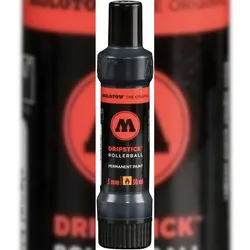 MOLOTOW Permanentmarker Dripstick 862DS nachfüllbar 3mm signalschwarz Packung mit 6 Stück