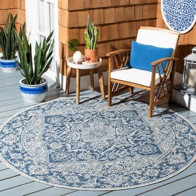 SAFAVIEH Courtyard Mari Indoor/ Outdoor Waterproof Patio Backyard Rug