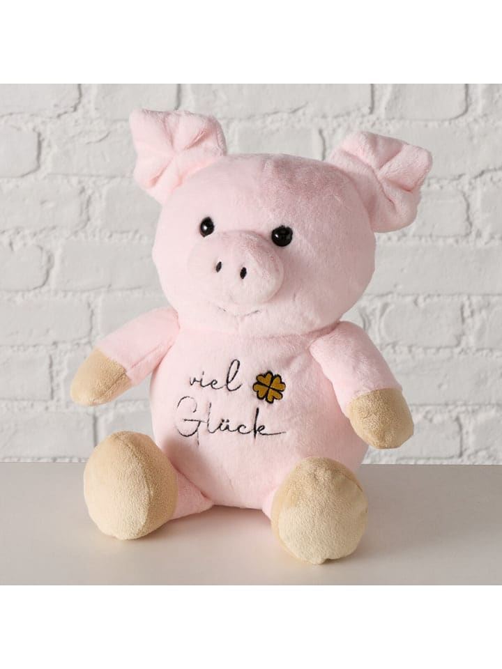 Boltze Kuscheltier "Glück" in Rosa - (H)23 cm - onesize