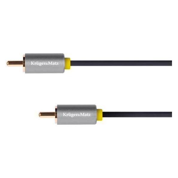 Krüger&Matz RCA-Kabel (1 m, Cinch Kabel) (35538752)