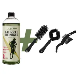 Prophete E-Bike Reiniger SET 750ml Reiniger und drei Bürsten