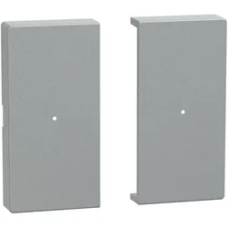 Merten MEG5220-0460 Wippen für Taster-Modul 2fach, aluminium, System M MEG52200460