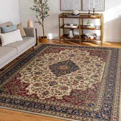 Alise Rugs Soho Traditional Floral Indoor Area Rug