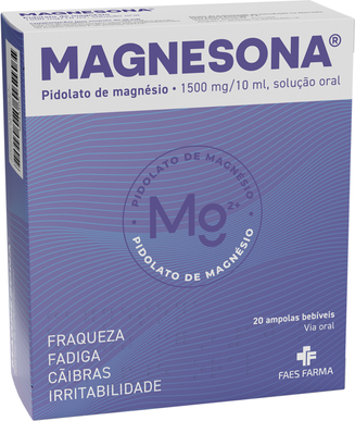 Magnesona 20 ampolas