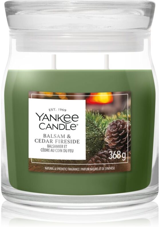 Yankee Candle Balsam & Cedar Fireside bougie parfumée 368 g