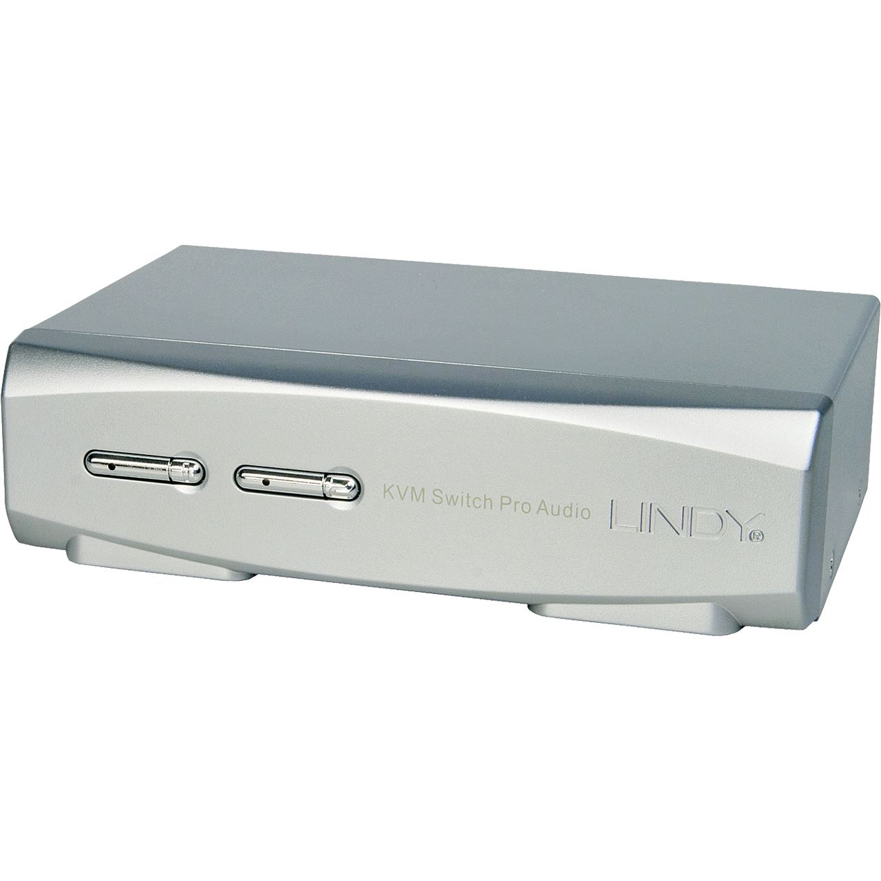 Lindy KVM Switch 2 Port Displayport 1.2 USB 2.0 Audio Switch Pro