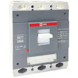 RS PRO, Schutzschalter, RS RS71, Schutzschalter 3-polig, 500A / Abs