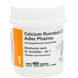 BIOCHEMIE Adler 1 Calcium fluoratum D 12 Tabletten