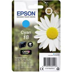 Epson Druckerpatrone 18 Original Cyan C 13 T 18024012