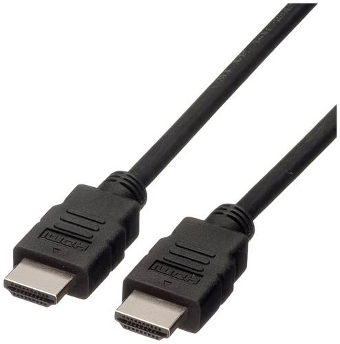 Roline HDMI Anschlusskabel HDMI-A Stecker 7.50 m Schwarz 11.04.5736 Geschirmt HDMI-Kabel