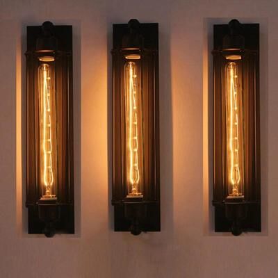 Friendly Fresh Finds Retro Industrial Wall Light Iron Vintage Wall Sconce LED Loft Wall Lamp Retro Industrial Wall Light Iron Vintage Wall Sconce LED Loft Wall Lamp
