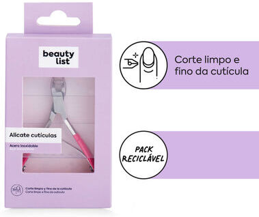 Beauty List Alicate para Cutículas Rosa