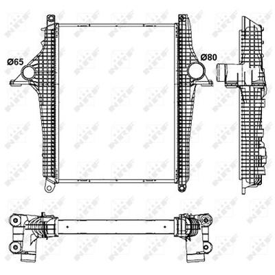 NRF Ladeluftkühler 30262 für MAN