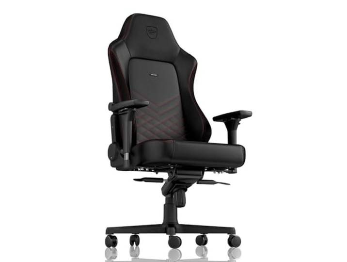 noblechairs HERO Gamingstoel - PU kunstleer - zwart/rood - tot 150 kg gebruikers - lendensteun - ergonomisch - kussens inbegrepen - thuisbureaustoel - computerbureaustoel