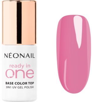 NeoNail Ready In One 3in1 UV Gel Polish verniz de gel para unhas com pó diamantino tom 10 One Pink Spark 7.2 ml. Ready In One 3in1 UV Gel Polish