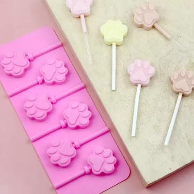 Perfect Picks Market Cat Dog Paw Silicone Mold For DIY Baking, Pastry, Chocolate, Lollipops & Cake Decor Cat Dog Paw Silicone Mold For DIY Baking, Pastry, Chocolate, Lollipops & Cake Decor