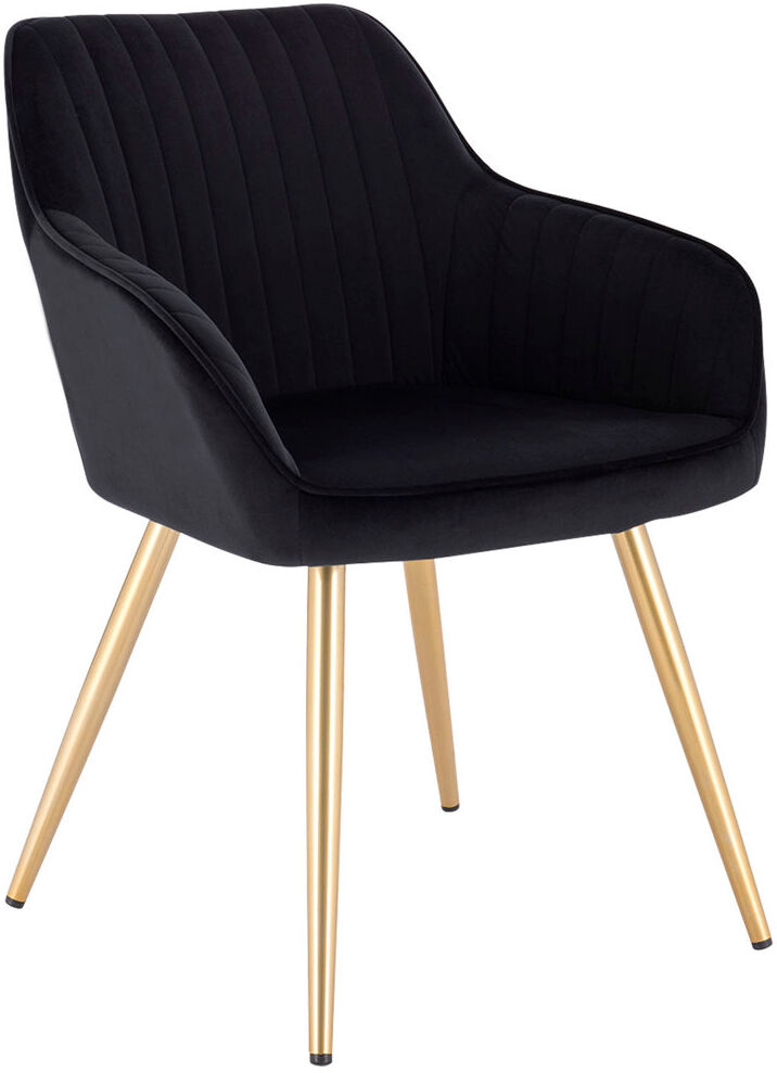Fairmont Park Pelham Upholstered Chair Black 81cm H X 55cm W X 51cm D
