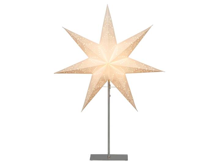 Star Trading Etoile de l avent sur pied Sensy 78 cm Blanc'