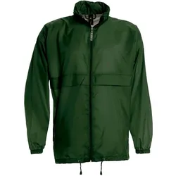 B&C Herren Ungefütterter Windbreaker Sirocco JU800 bottle green M