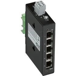 Wago Industrial Ethernet Switch ECO 5 Port (5 Ports), Netzwerk Switch, Schwarz