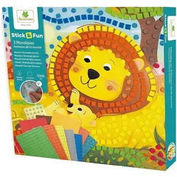 Sycomore Stick'N Fun Pm Mosaiques Animaux De La Savane (Fr-De-It)