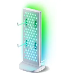 Nanoleaf Pegboard Desk Dock weiss (USB-C, 4 Ports), Dockingstation + USB Hub, Weiss