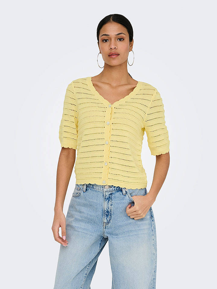 JDY Cardigan in Gelb - S