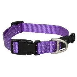 Rogz Snake Halsband Paars (Hund, Katze, Allgemein), Halsband + Leine
