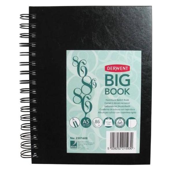 Derwent A5 Big Book wireindbundet (A5, Blanko, Harter Einband) (604025)