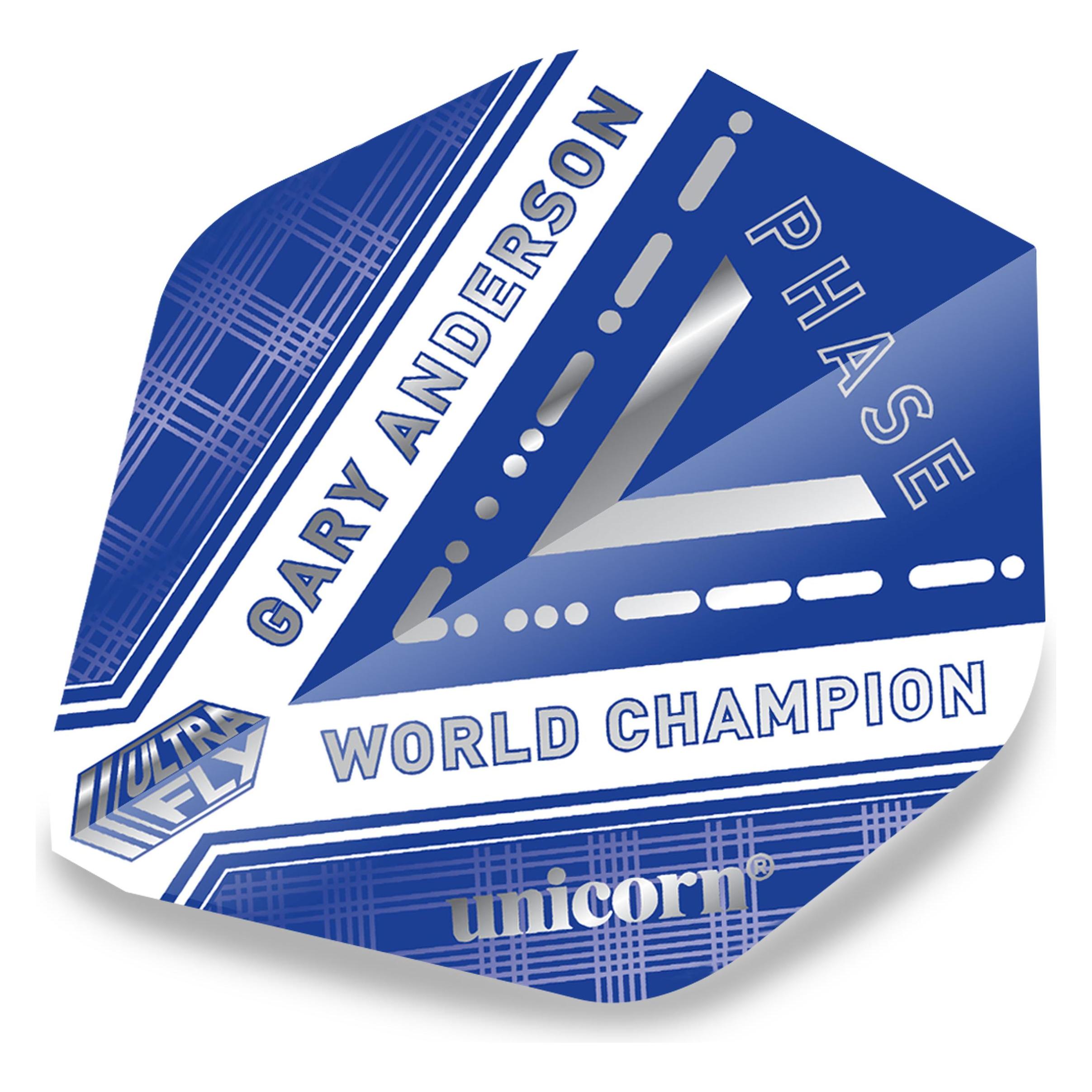 Unicorn Ultra Fly 75 Gary Anderson World Champion Phase 5 Flights (69447)