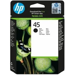 HP, Druckerpatrone, 45 Schwarz Original Druckerpatrone gross (BK)