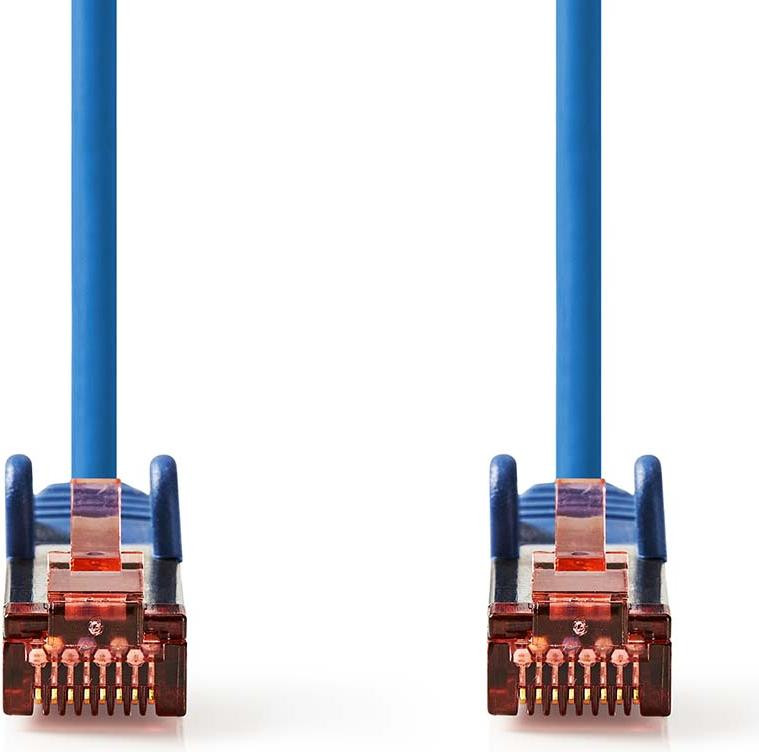 Nedis Netwerkkabel CAT6 S/FTP RJ45 Blauw 0,50 m