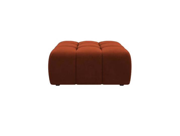 Design Sitzpouf „Hawaii“ Samt Terracotta chosen by Bloomingloft