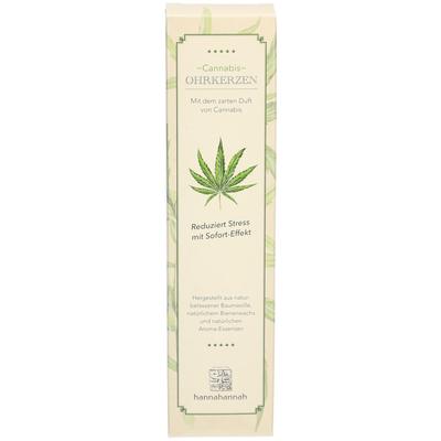 Biosun Hannahannah Ohrkerzen Cannabis 5 Paar St Stäbchen