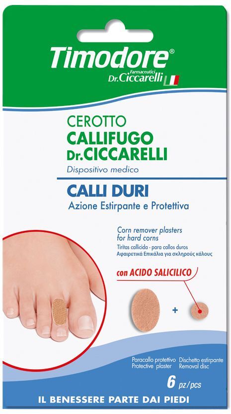 FARMACEUTICI DOTT.CICCARELLI Dott. Ciccarelli Cerotti Callifughi per Calli Duri, 6 Pezzi