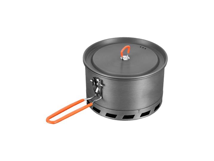 Théière de Camping en plein air, Pot d'extérieur Portable en aluminium, ensembles d'ustensiles de cuisine compacts et légers