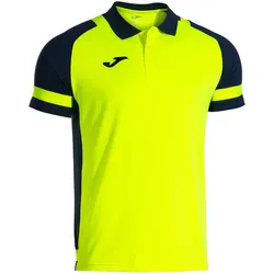 JOMA Lider Poloshirt Kinder 063 - fluorgelb/marineblau 104