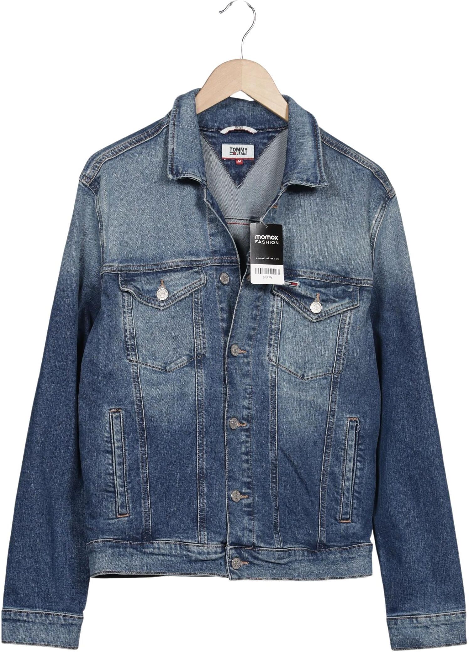 Tommy Jeans Herren Jacke, Blau, Gr. M, Elasthan / Baumwolle - Second Hand