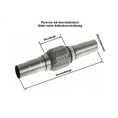 F.BECKER Flexrohr, Abgasanlage 50510036