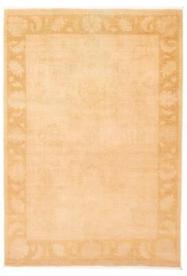 ECARPETGALLERY Hand-knotted Vibrance Tan Wool Rug - 5'5 x 7'10