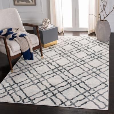 SAFAVIEH Isabella Cordula Trellis Distressed Rug