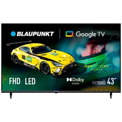 Blaupunkt 43FGC5500S Smart TV, 43 Zoll, Full HD DLED, Google TV, WLAN, Bluetooth 5.0