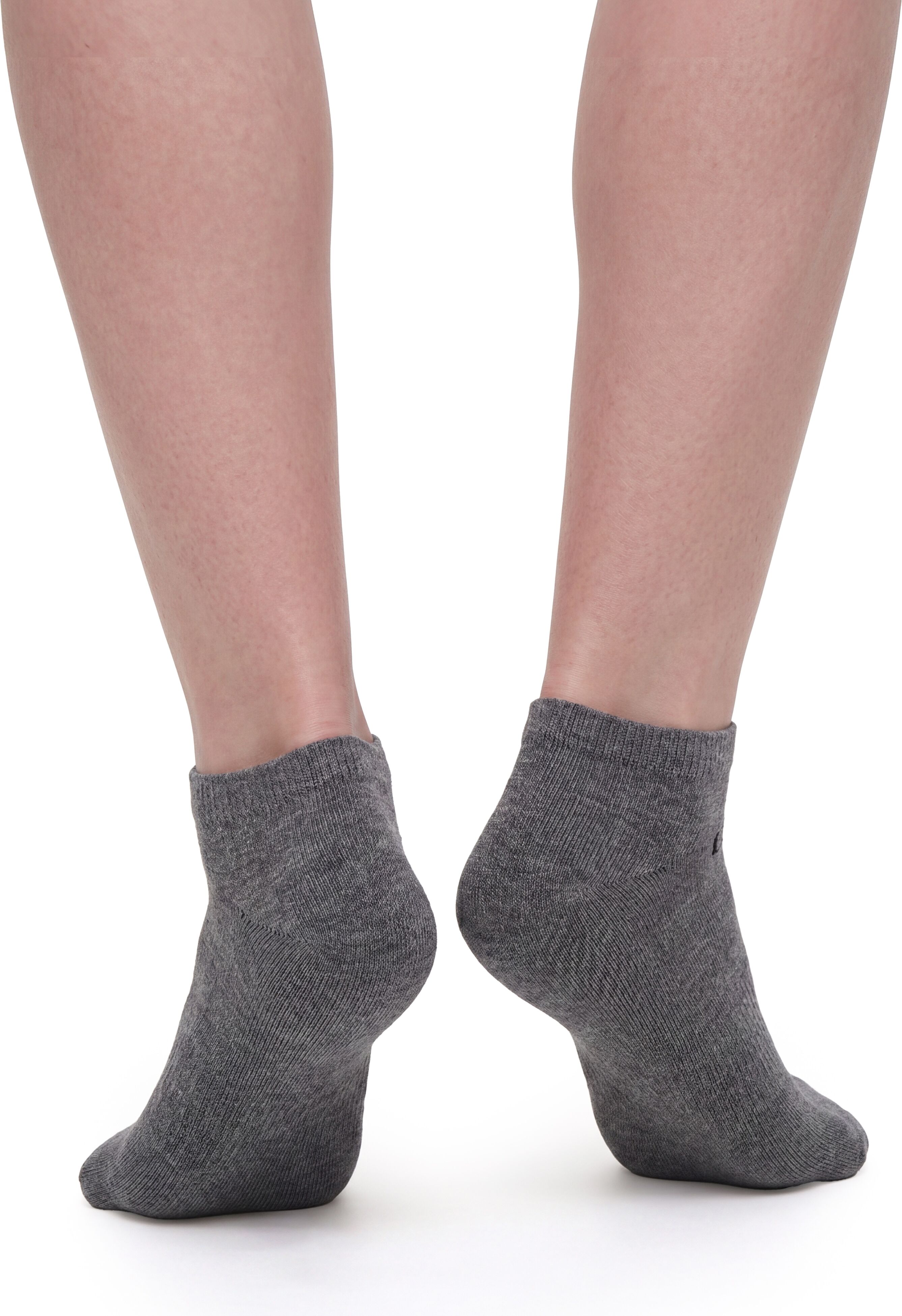 Sneakersocken GUESS "SNEAKER SOCKS 6PACK", Herren, Gr. 43-46, grau weiß schwarz com, Baumwollmischung, unifarben, Socken Sneakersocken, mit Logoschriftzug grau weiß schwarz com 43-46