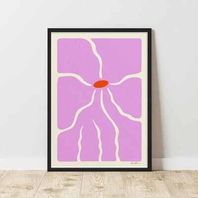 Inspire Select Classic Retro Abstract Canvas Wall Art Minimalist Vertical Abstract Poster Print Unframed xd036 24 a4 8.3 11.8 In Unframed