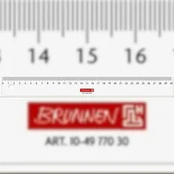 BRUNNEN Lineal 30cm glasklar 104977030
