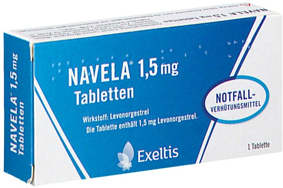 NAVELA Tabletten 1,5 mg Notfallverhütung 1stk