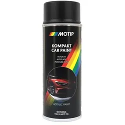 Motip, Zubehör Auto Tuning, Kompakt Lack Spray 46870 schwarz matt 400ml